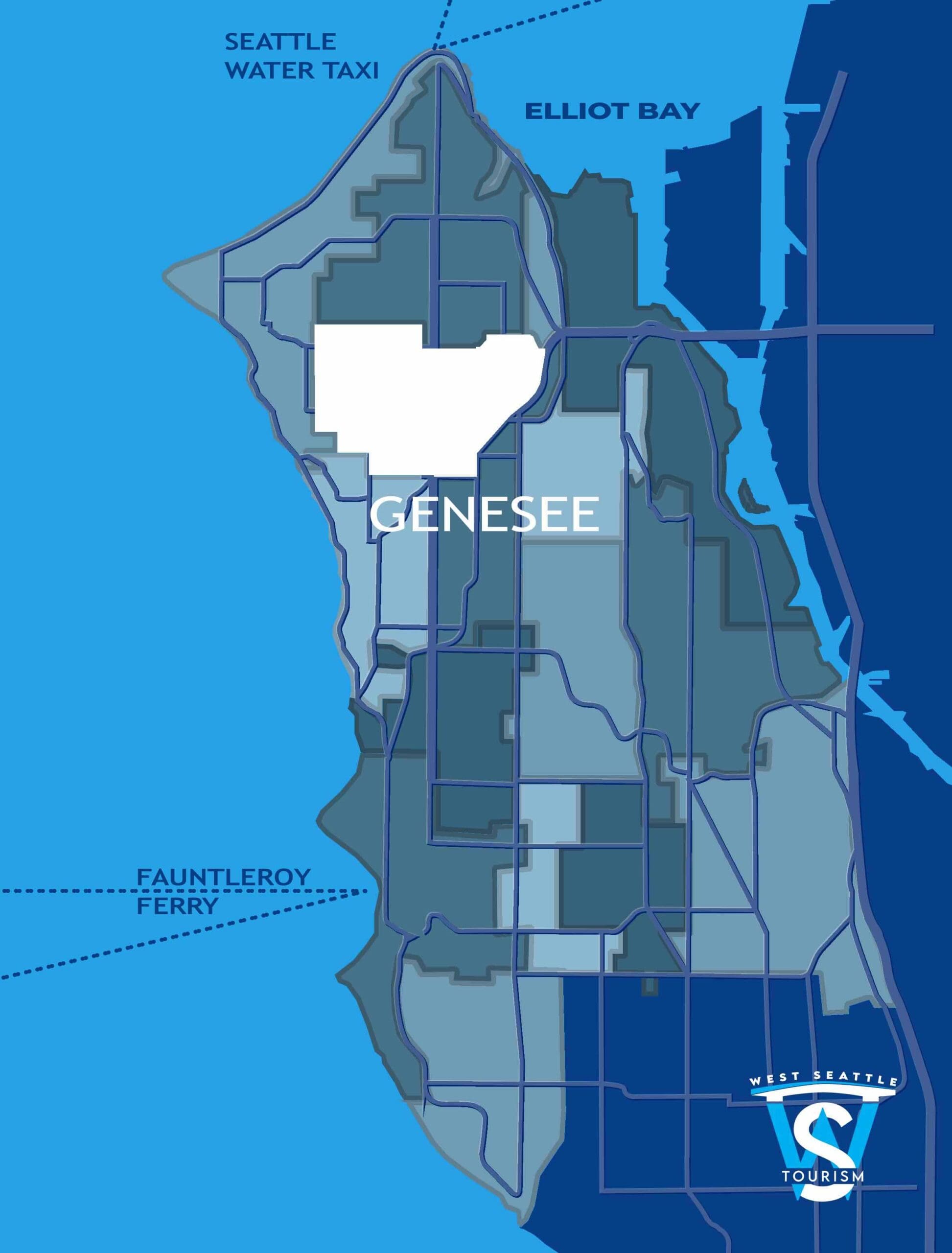 Genesee neighborhood map