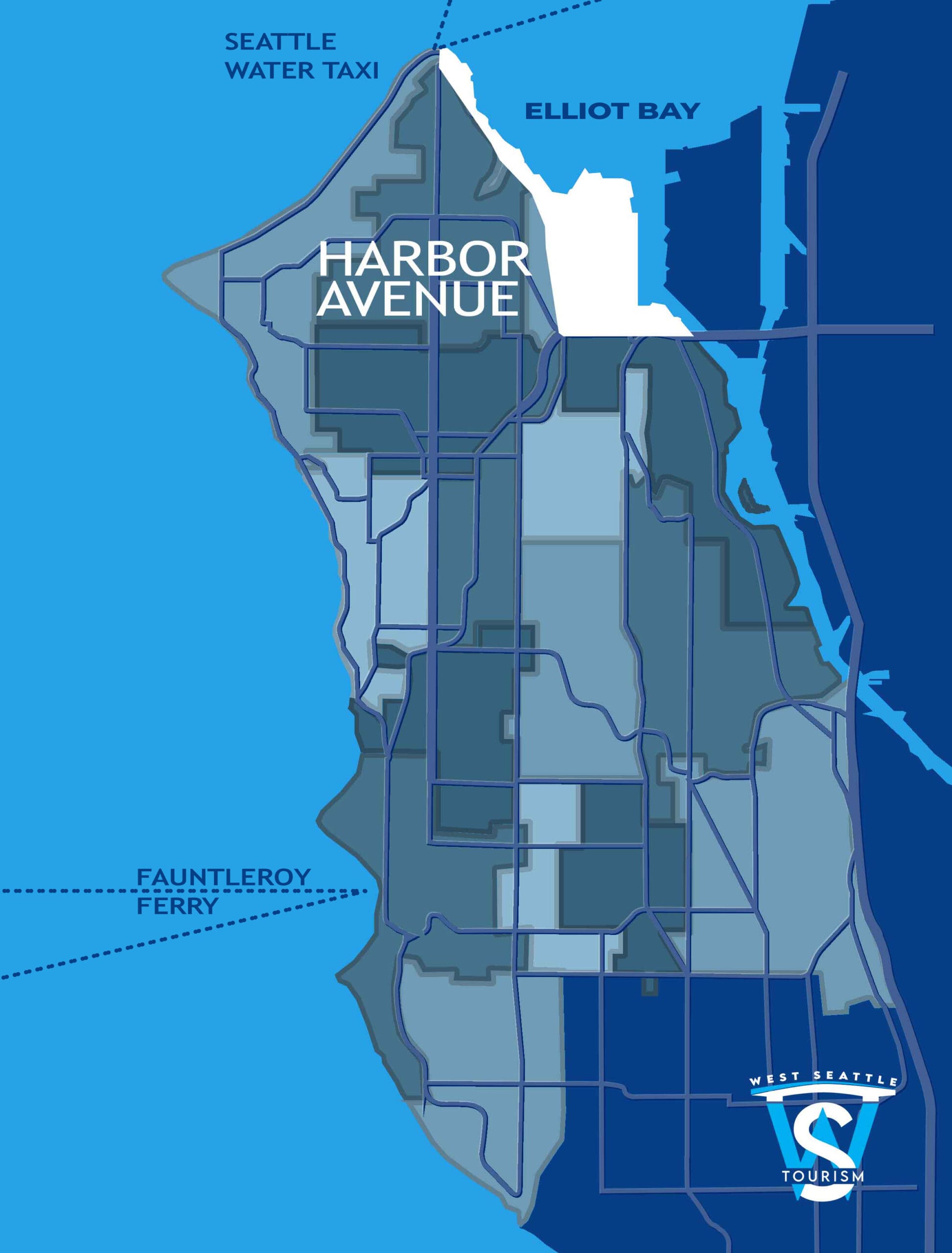 Harbor Avenue neighborhood map