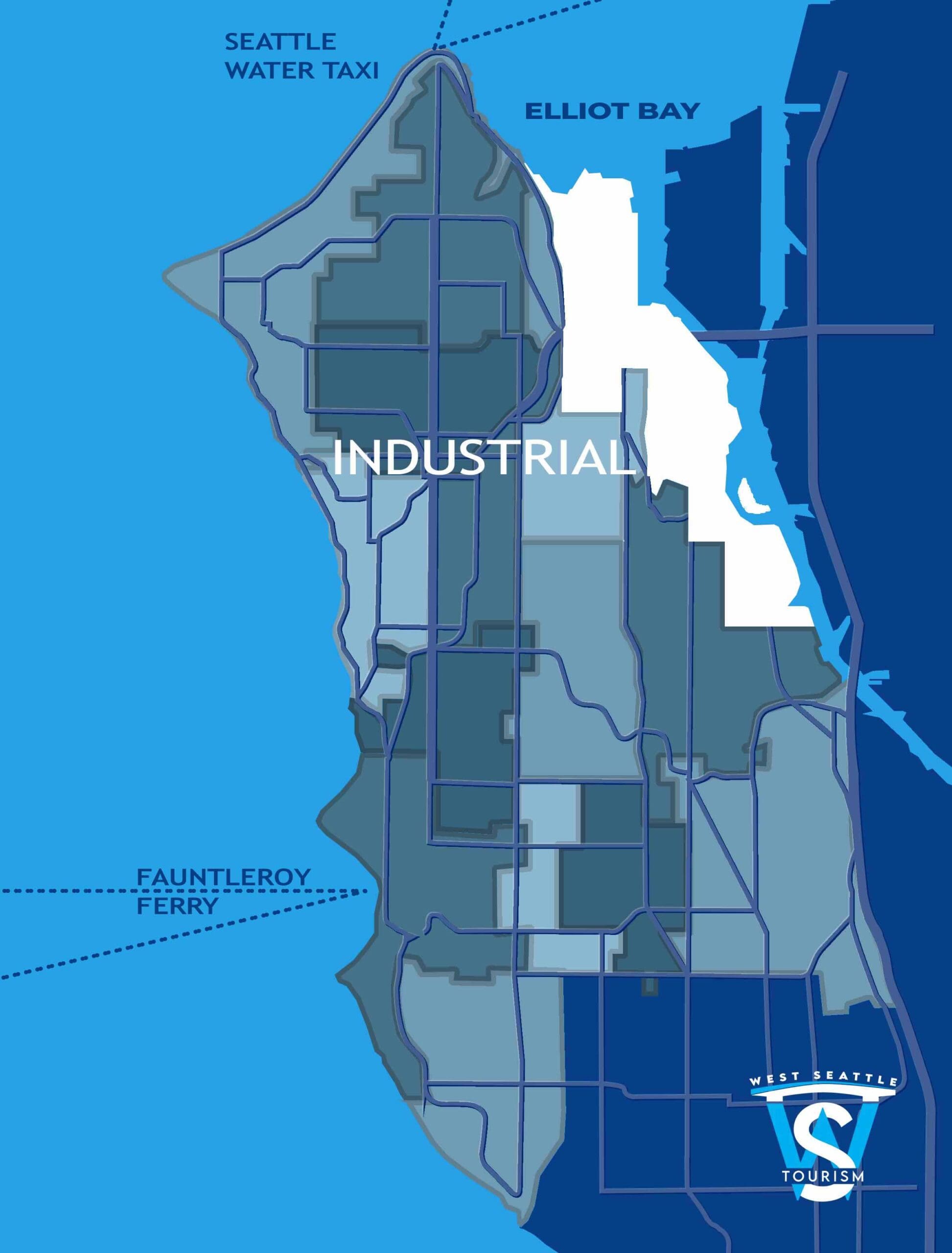 Industrial neighborhood map