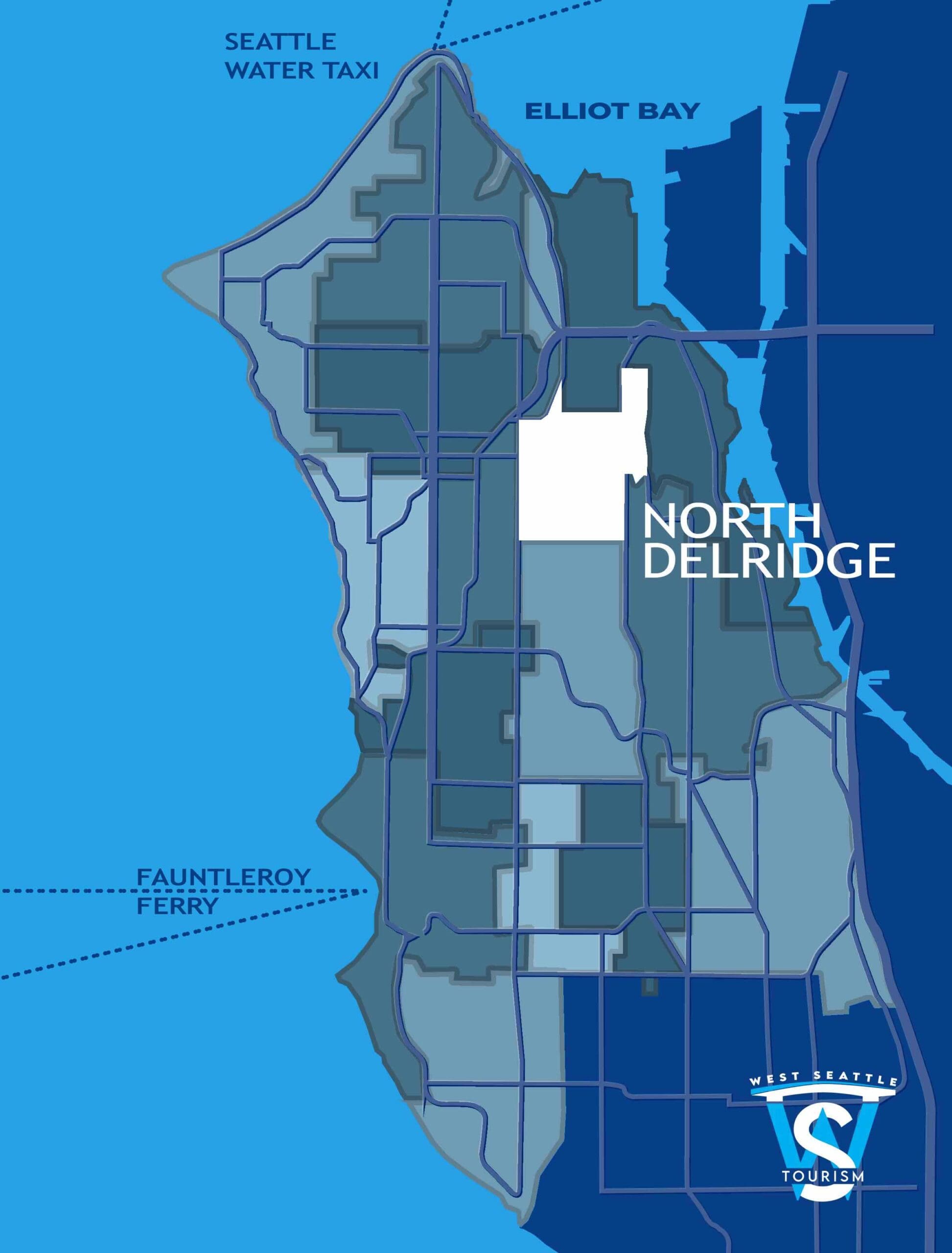 North Delridge neighborhood map