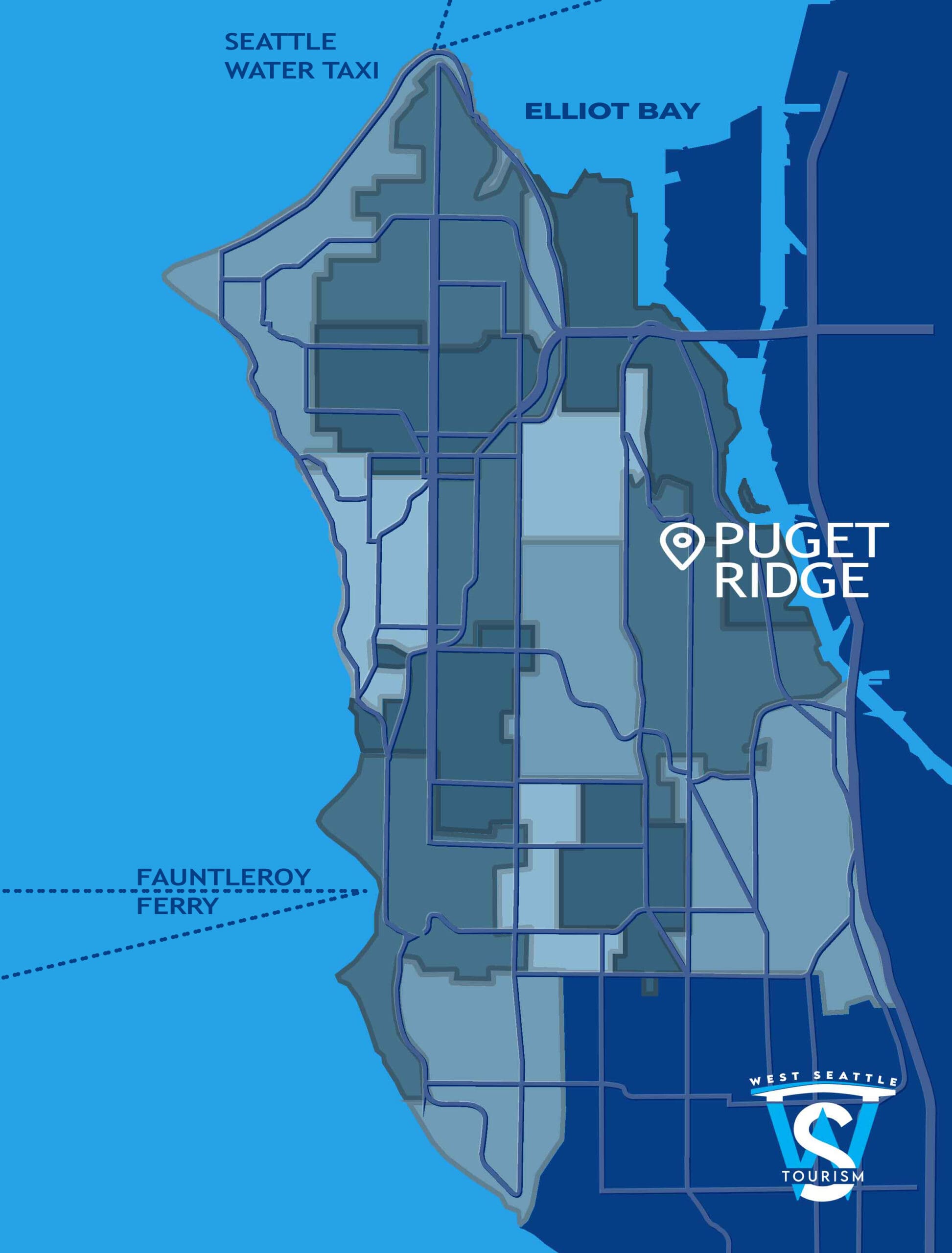 Puget Ridge neighborhood map