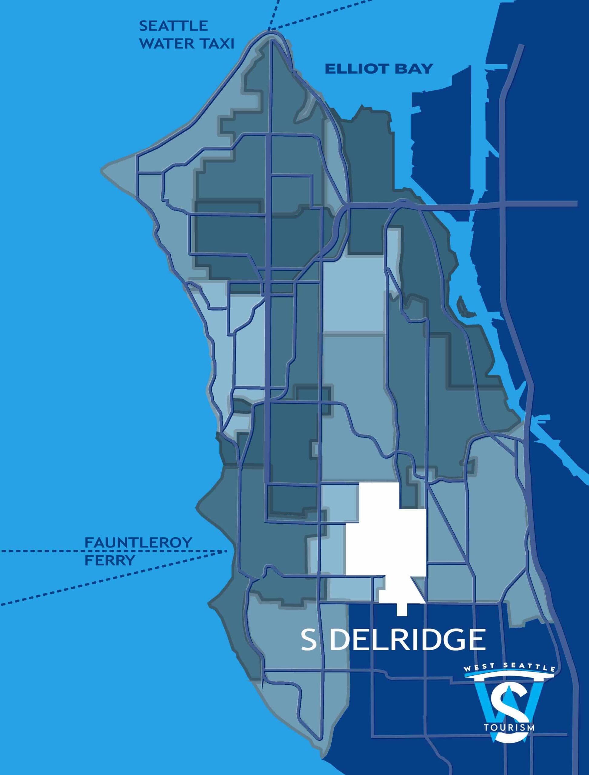 South Delridge neighborhood map