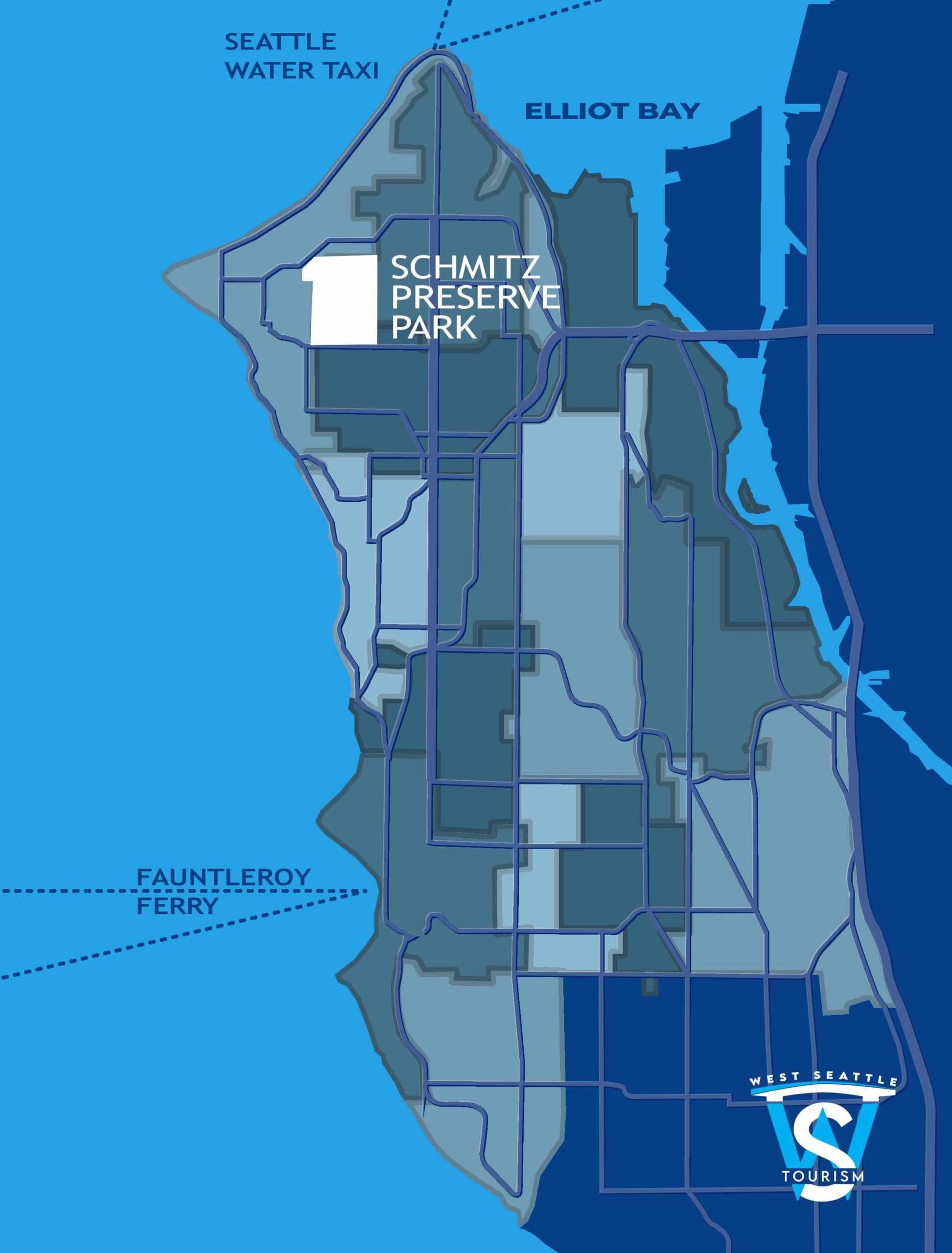 Schmitz Preserve Park neighborhood map